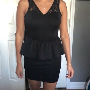 black lace dress. worn once